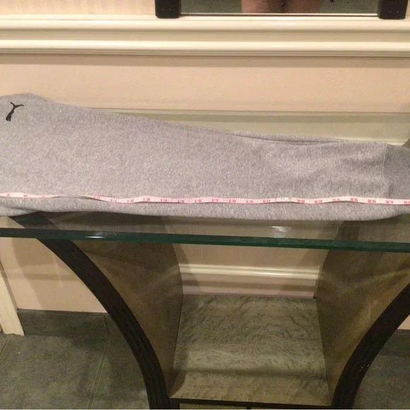 Puma Men’s Heather Gray Joggers - Picture 4 of 6